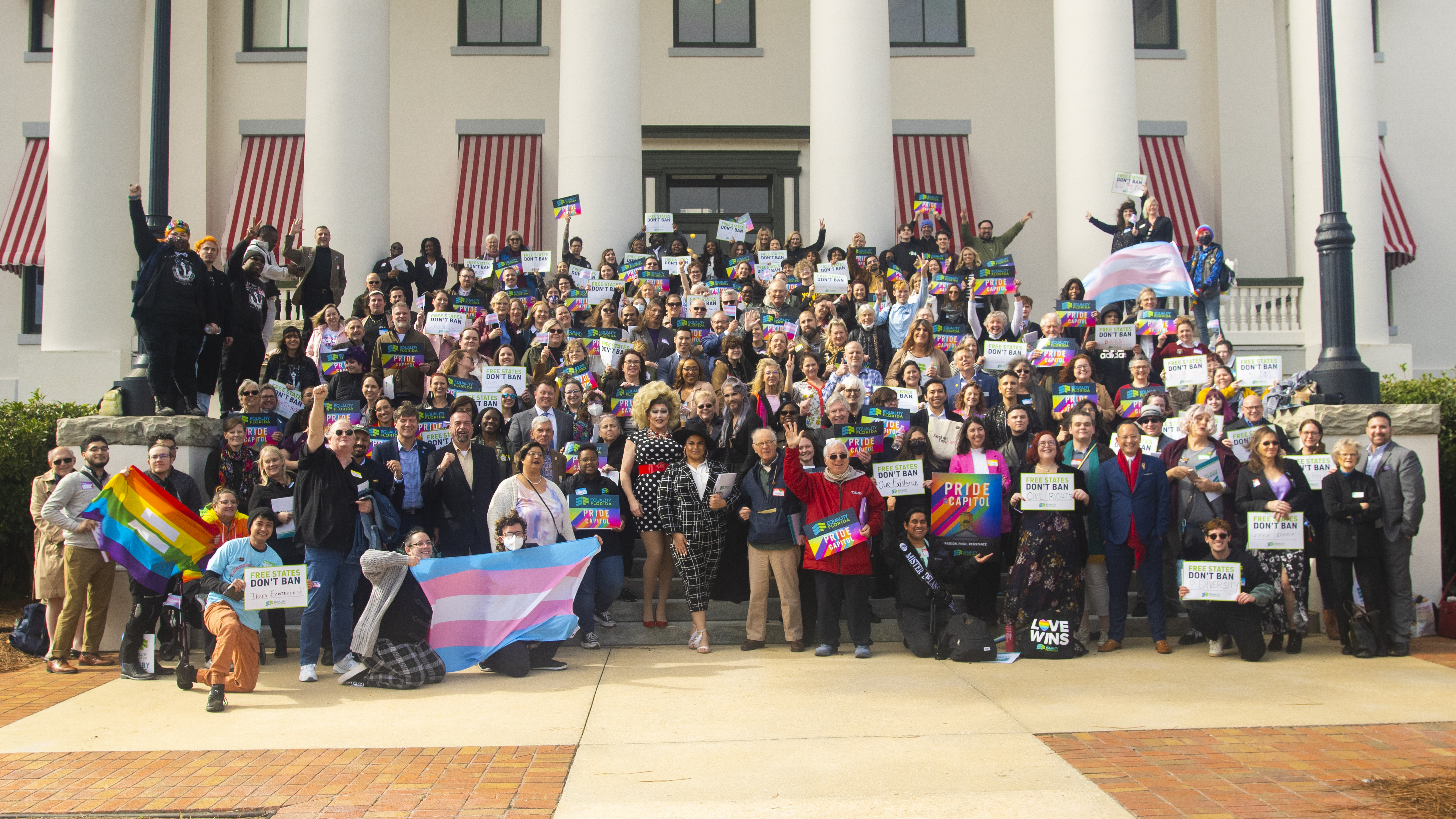 Equality Florida Rallies Hundreds in Tallahassee Against New Slate